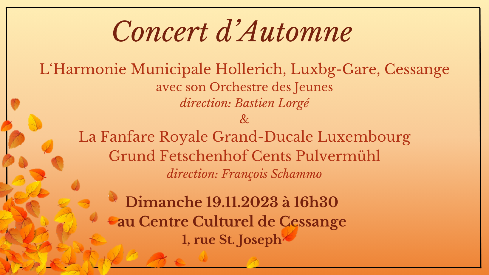 Concert d'Automne